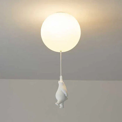 CloudBear Kids Ceiling Light – Bear & Balloon LED Pendant Lamp for Nursery and Bedroom Decor