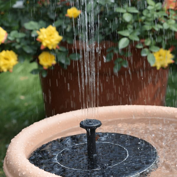 Solar Bird Bath Fountain – Relaxing Garden Water Feature with Soothing Sounds