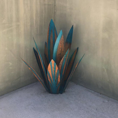Eternal Agave – Handcrafted Rust-Proof Metal Garden Sculpture for Indoor & Outdoor Decor