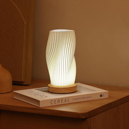 Wavecrest Table Lamp – Soft Glow Designer Lamp with Dimmable Warm & Natural White Light