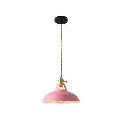 PastelAura – Vintage Pastel Metal Pendant Light for a Soft & Stylish Ambience