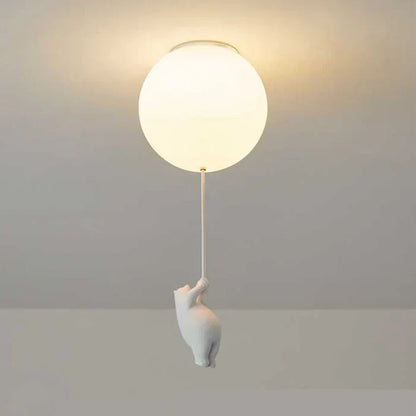 CloudBear Kids Ceiling Light – Bear & Balloon LED Pendant Lamp for Nursery and Bedroom Decor