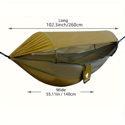 Double Camping Hammock with Mosquito Net – Comfortable and Insect-Proof Outdoor Sleeping