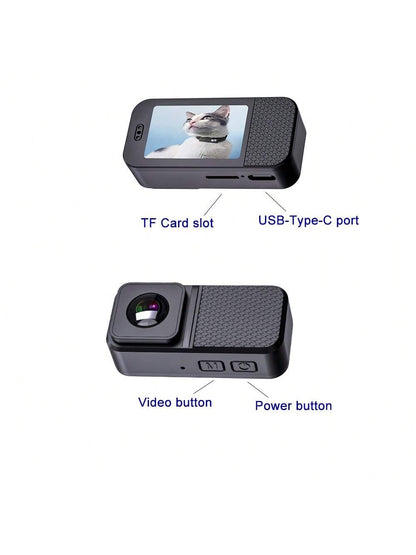 Portable 160° Pet Camera for Cats & Dogs with 1080P HD Video – 32GB