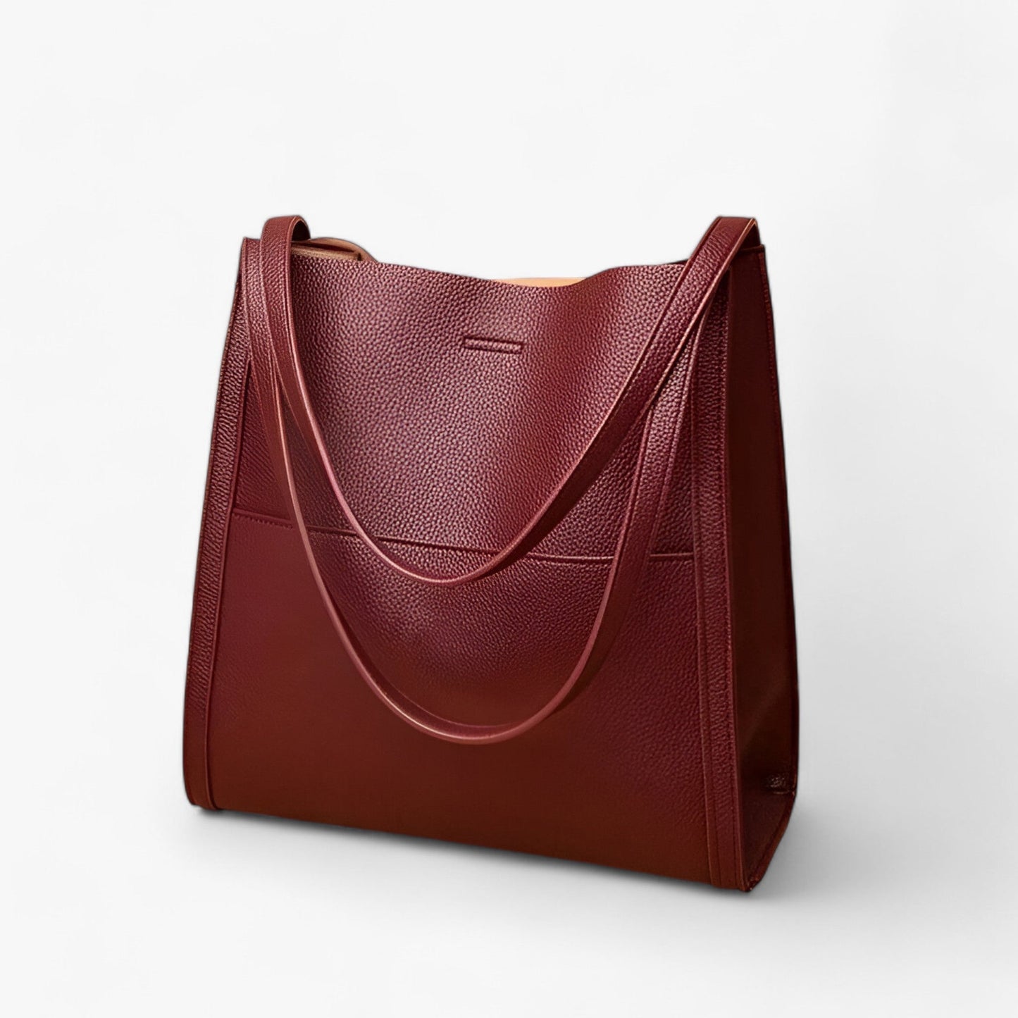 Classic Genuine Leather Shoulder Bag – Elegant & Durable Everyday Handbag for Women