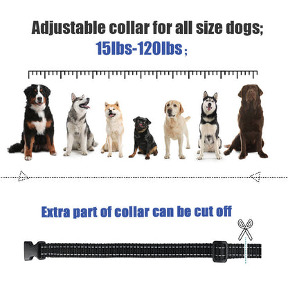 Electric Dog Training Collar – 500m Remote Control, Waterproof IPX7, Shock, Vibration & Sound Modes