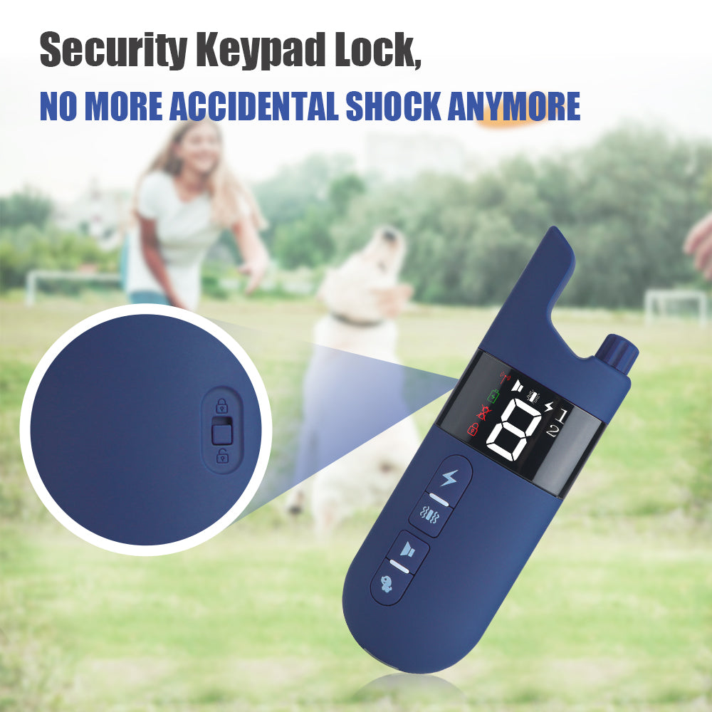Electric Dog Training Collar – 500m Remote Control, Waterproof IPX7, Shock, Vibration & Sound Modes
