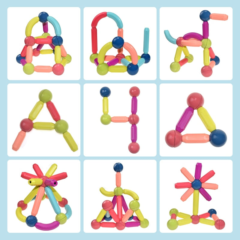 MagnaMaster – Magnetic Building Blocks for Kids | Creative STEM Construction Toy