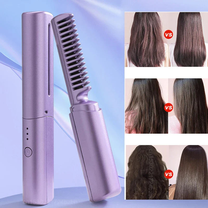 SleekWave Wireless Hair Straightener