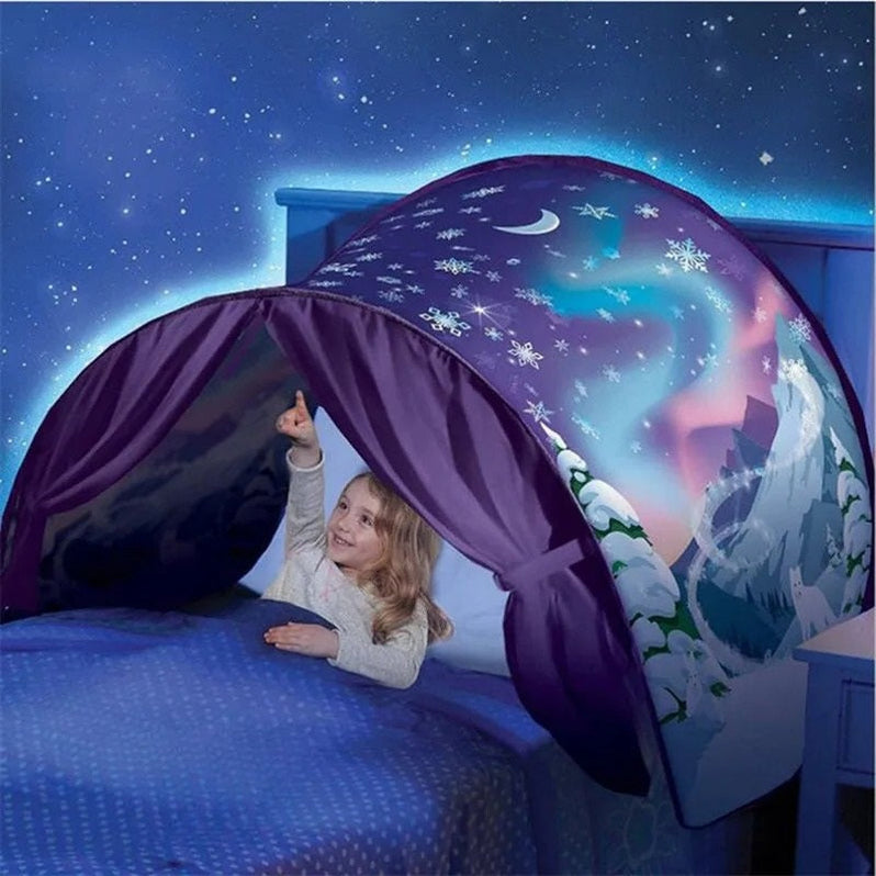 KidsDream Bed Tent – Create Magical Dreams with the Fantasy Tent – Easy to Install