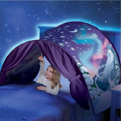 KidsDream Bed Tent – Create Magical Dreams with the Fantasy Tent – Easy to Install