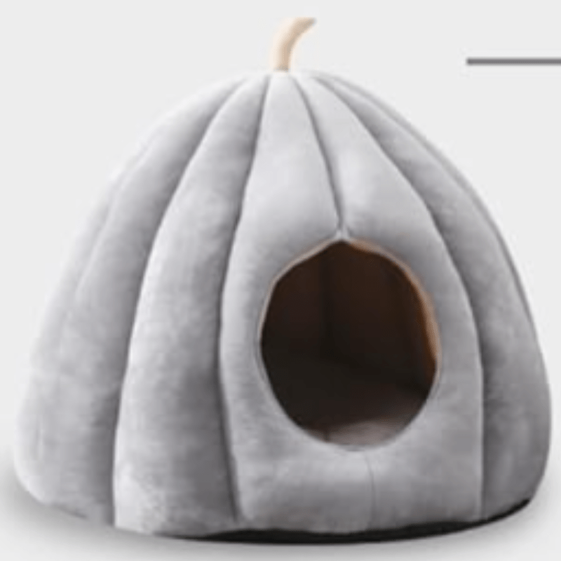 CozyNest Pumpkin Cat Bed – Warm, Washable & Comfortable Cat Hideaway
