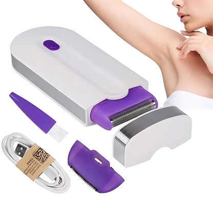 FluweelSmooth Pro – Painless Laser Hair Removal Device with Sensa-Light Comfort | For Face & Body