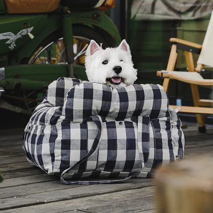 ComfyRide | Dog Car Seat Bed – Safe, Soft & Travel-Friendly Pet Carrier