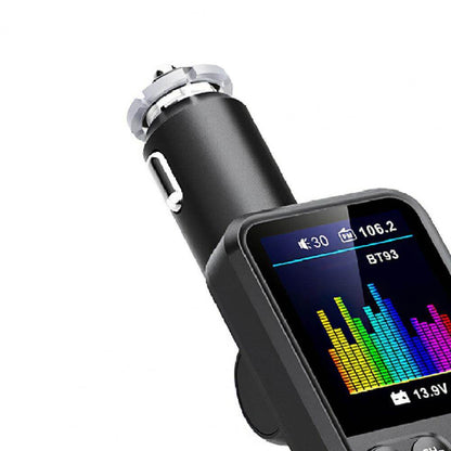 Bluetooth Car Radio Music Player – FM Transmitter with Dual USB & Hands-Free Calling