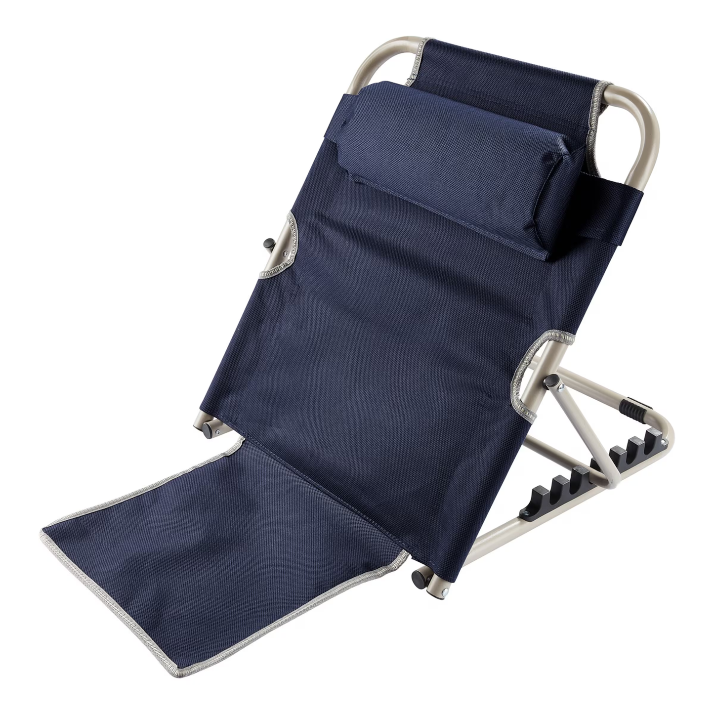 LumbarLux Adjustable Backrest – Customisable Comfortable Lumbar Support with Head Cushion