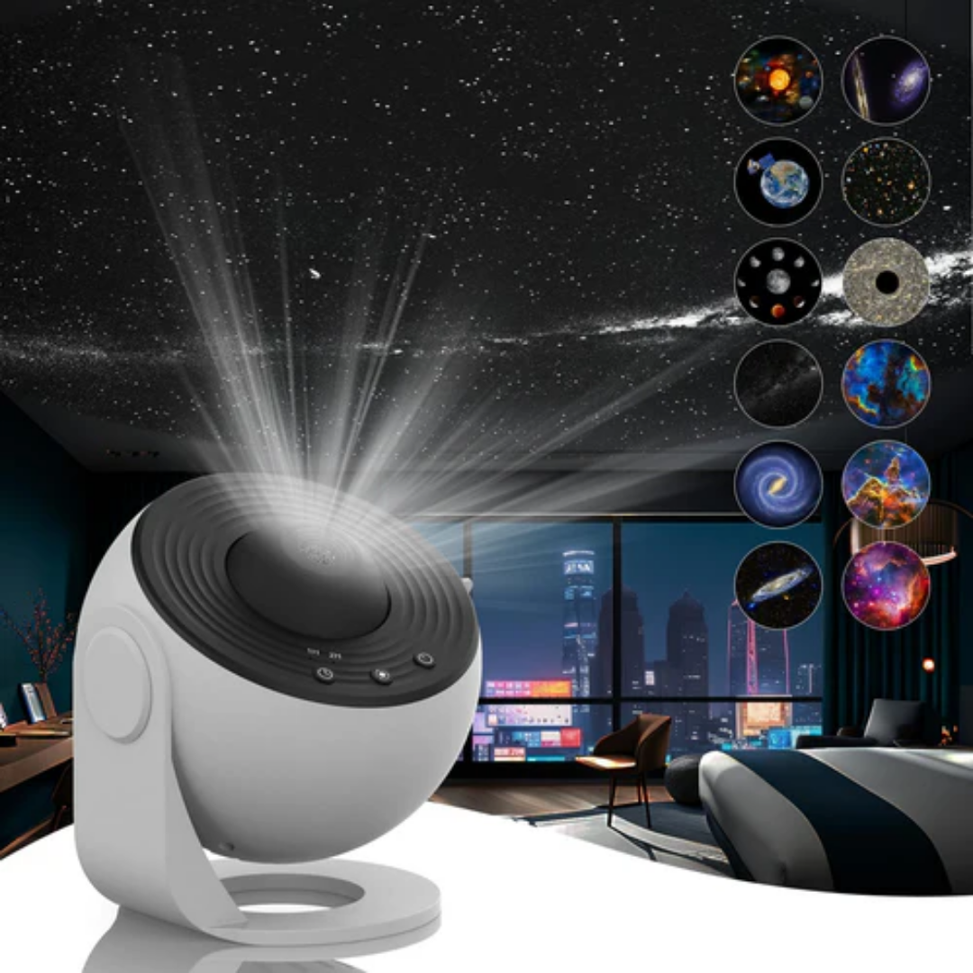 Celestial Dreams: 360° Planetarium Galaxy Projector -  Full-room Coverage