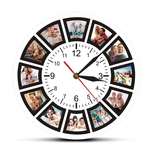 MemoryFrame - Personalised Photo Collage Wall Clock