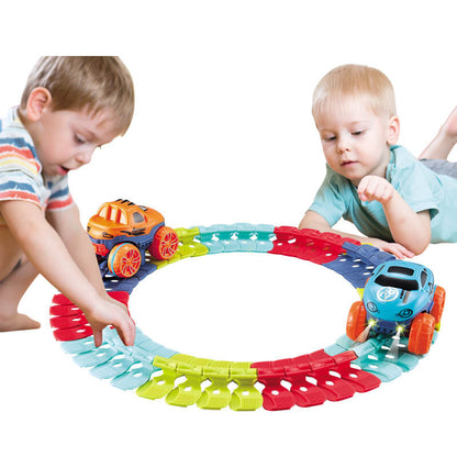 FlexiTrack | Flexible Glow-in-the-Dark Racetrack Set for Kids