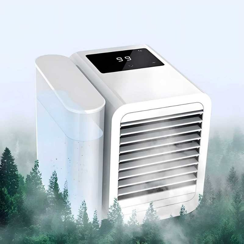 Hexton | Portable MicroCool Mini Air Conditioner with 1000ml Water Tank | Personal Cooling & Humidifier