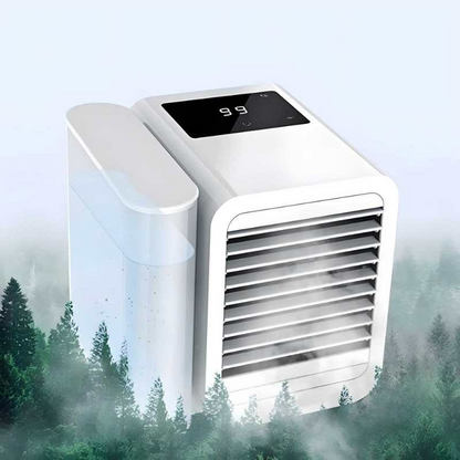 Hexton | Portable MicroCool Mini Air Conditioner with 1000ml Water Tank | Personal Cooling & Humidifier