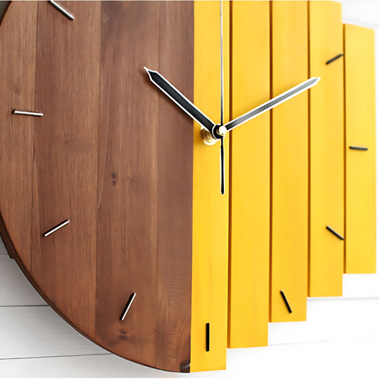 ClarityTime | Silent Wall Clock with Timeless Minimalist Design for Elegant Interiors