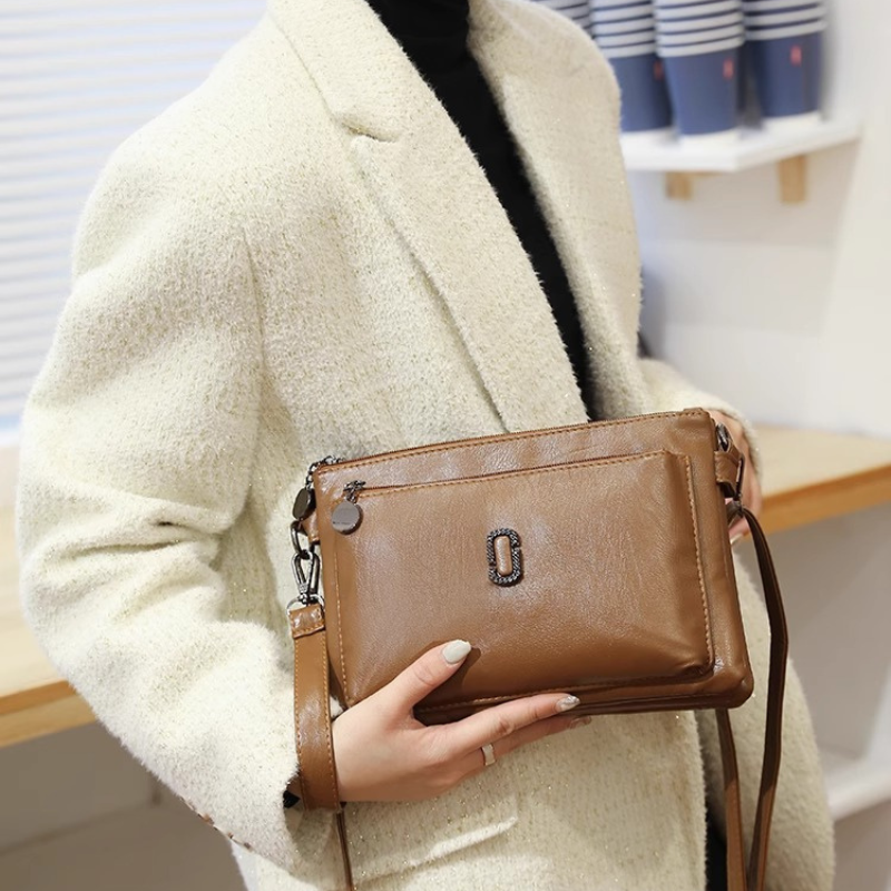 Fosh – Women’s Small Leather Shoulder Bag Premium Leather Finish