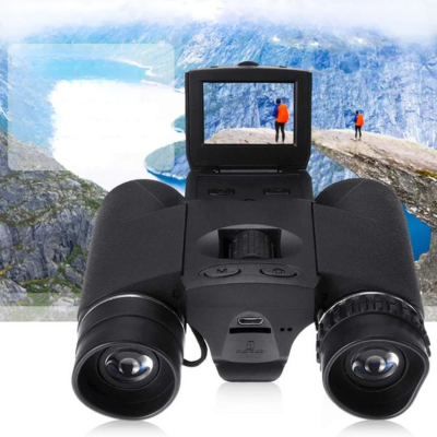 Binoculars with Built-In Camera – 10x Zoom for Outdoor Adventures & Wildlife Photography