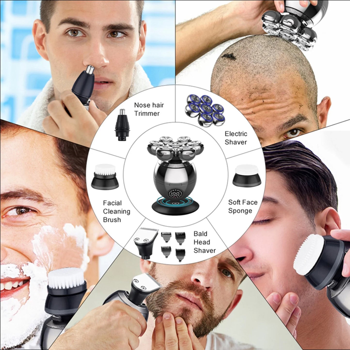 FlexiShave Pro – 7D Electric Razor for Smooth & Irritation-Free Shaving