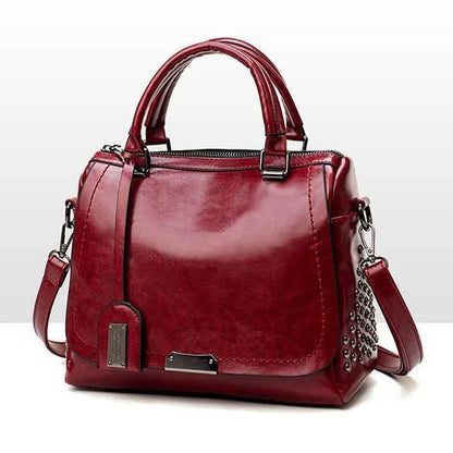 Elegant Soft Leather Shoulder Bag for Women – Versatile Everyday Handbag
