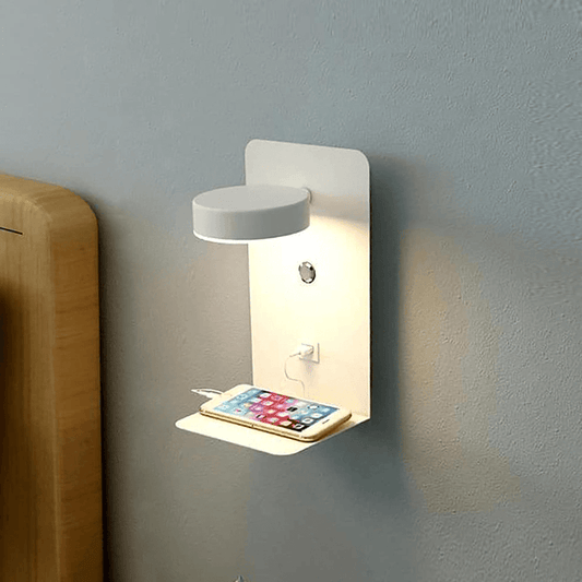 BrightSpot Night Lamp with Charger – 330° Rotating LED Desk Light with USB-C Charging Dock