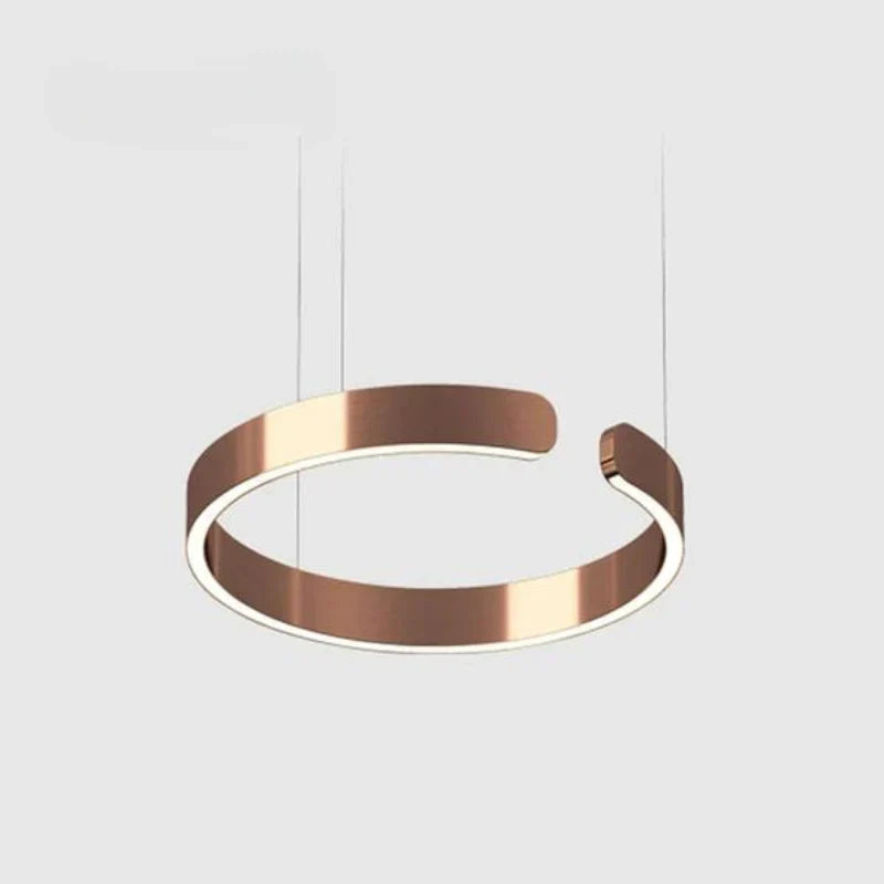 ModernLuxe | Contemporary Circle LED Pendant Light – for Bedroom, Dining Room & Living Room