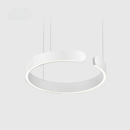 ModernLuxe | Contemporary Circle LED Pendant Light – for Bedroom, Dining Room & Living Room