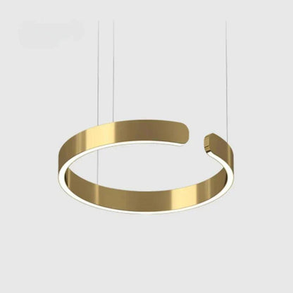 ModernLuxe | Contemporary Circle LED Pendant Light – for Bedroom, Dining Room & Living Room