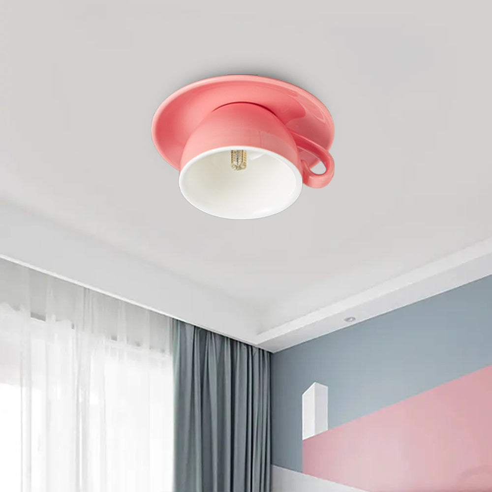 VibrantGlow Chandelier – Elegant Colourful Ceramic Ceiling Light for Living & Bedroom Décor