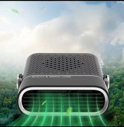 AirComfy 4-in-1 Car Fan – All-Season Heating & Cooling with 360° Rotation