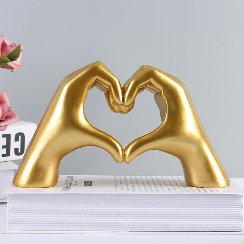 LoveSculpt Handcrafted Wooden Heart Decoration – Symbol of Love & Connection for Home Decor