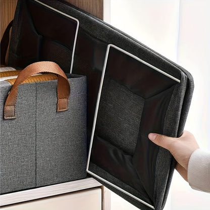 Foldable Storage Box for Clothes – Space-Saving Fabric Organizer for Wardrobe, Shelves & Under-Bed Use