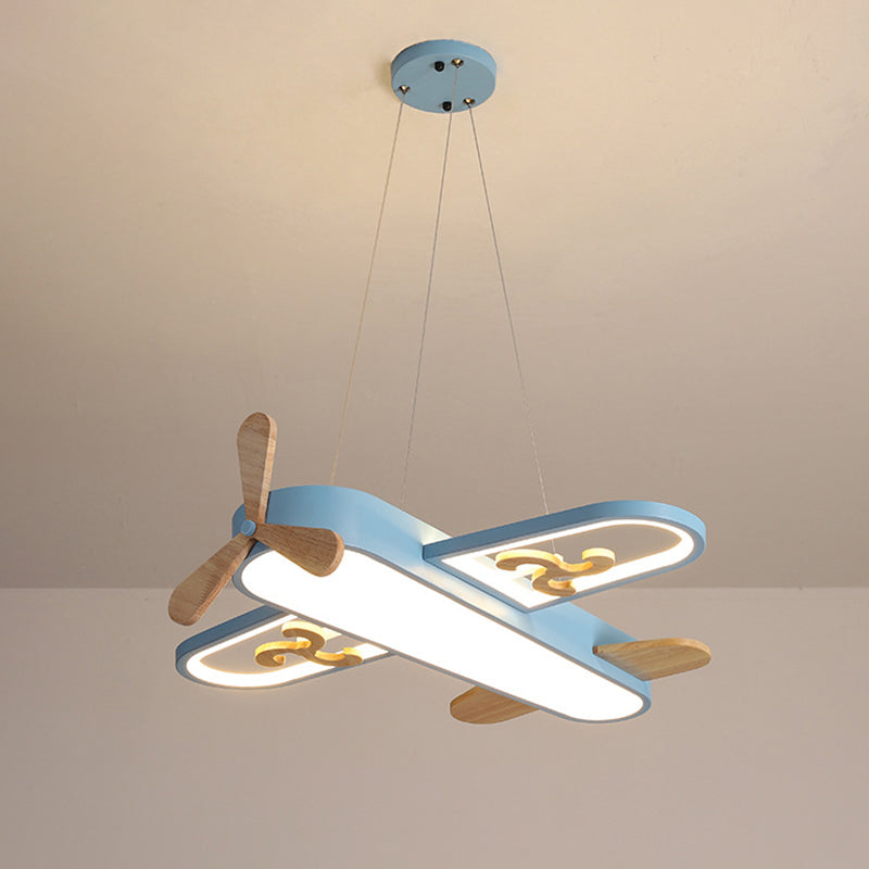 Airplane Pendant Light for Kids Room – Dimmable LED with Remote Control | Colour-Adjustable Ceiling Lamp