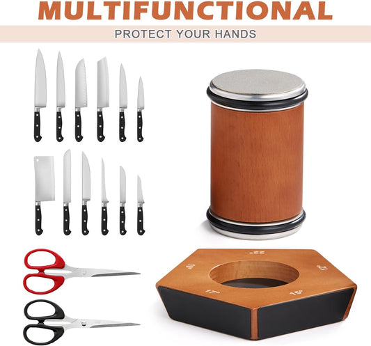 SharpRoll Manual Diamond Rolling Knife Sharpener – Compact & Precision Sharpening Tool