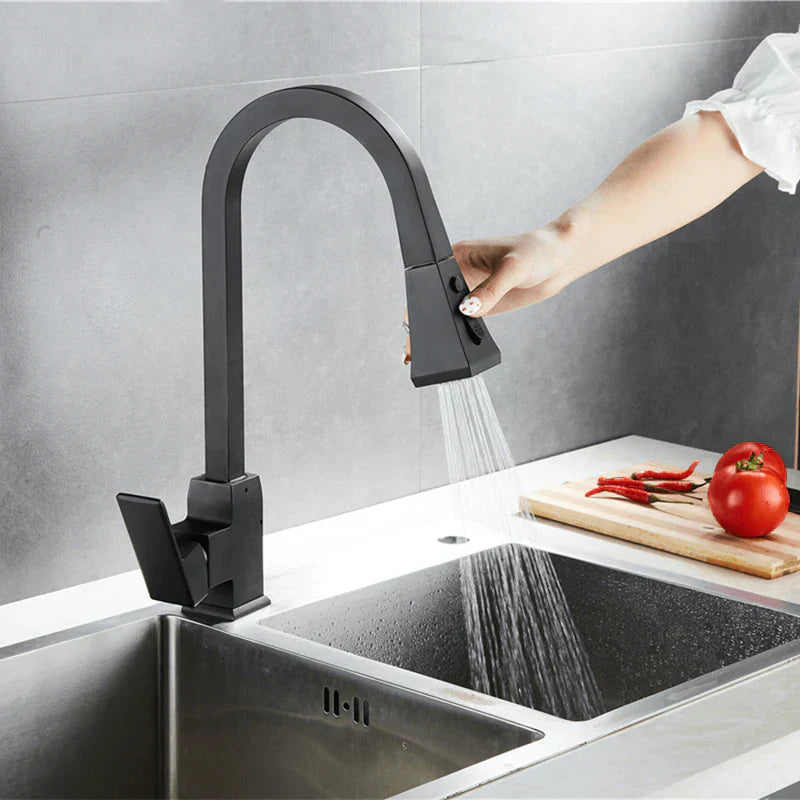 Modern Pull-Out Kitchen Tap – Stylish & Flexible Stainless Steel Mixer Faucet