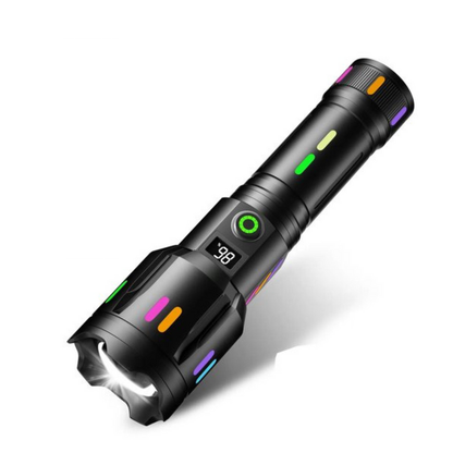 Military-Grade LED Flashlight – Rechargeable – 9000 Lumens