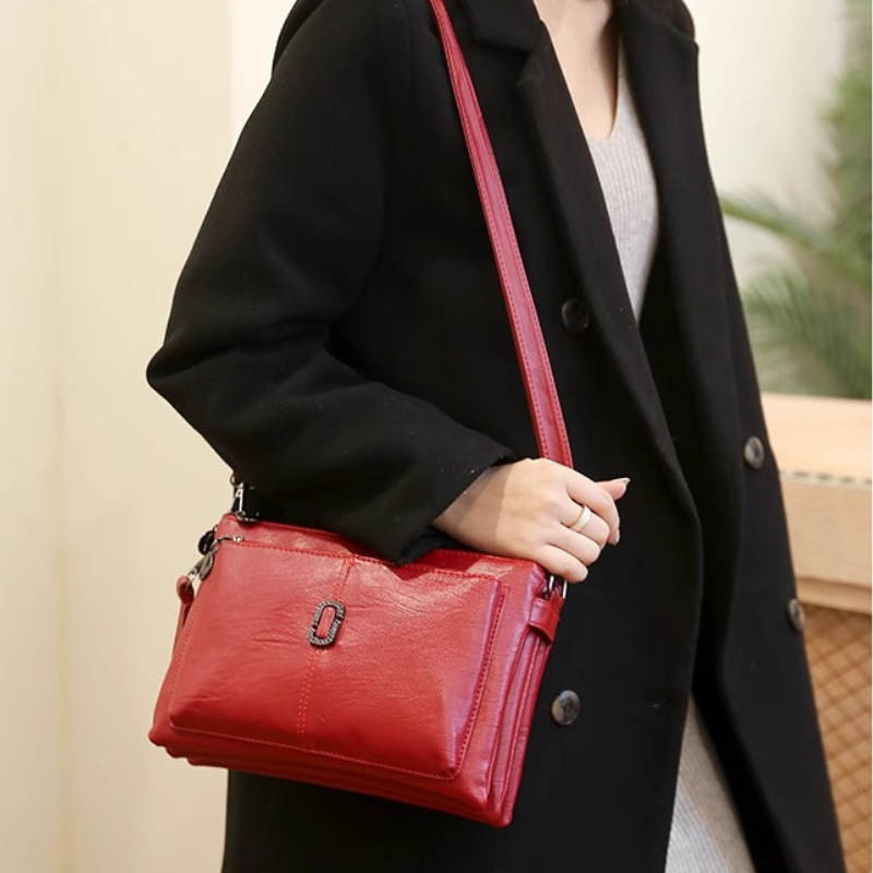 Fosh – Women’s Small Leather Shoulder Bag Premium Leather Finish