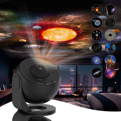 Celestial Dreams: 360° Planetarium Galaxy Projector -  Full-room Coverage