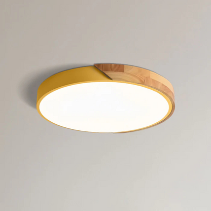 Delos – Scandinavian Wooden LED Ceiling Light | Modern Energy-Efficient Interior Lighting