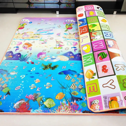Baby Crawling Foldable Play Mat – Soft, Non-Toxic & Waterproof