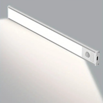USB Rechargeable LED Light Strip with Motion Sensor – Wireless & Dimmable Cabinet Lighting