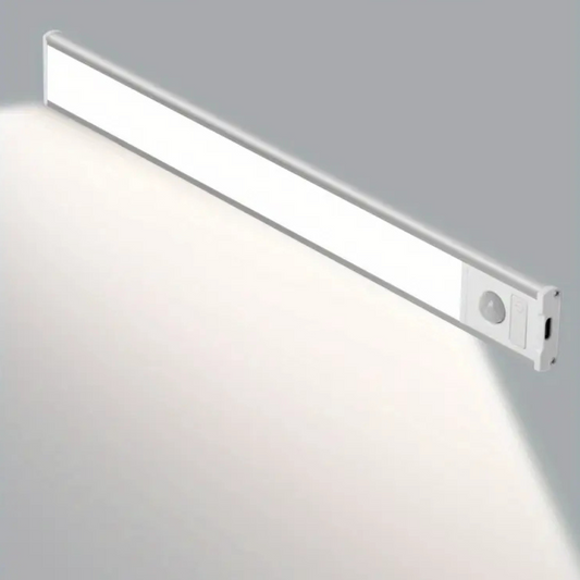 USB Rechargeable LED Light Strip with Motion Sensor – Wireless & Dimmable Cabinet Lighting