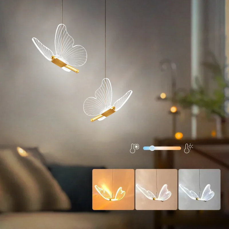 ButterflyGlow - LED Pendant Lights in Butterfly Shape