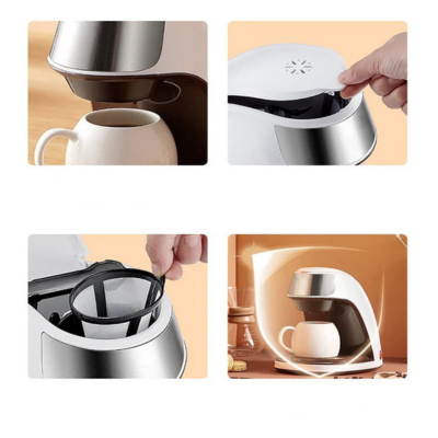 CaféNest – Modern Fully Automatic Compact Coffee Maker for Home & Office